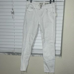 Indigo Rein White Ankle Jeans Size 11